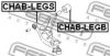 FEBEST CHAB-LEGS Control Arm-/Trailing Arm Bush